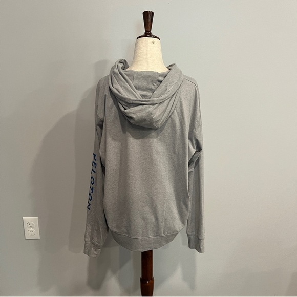 Peloton Hooded Zip Up Long Sleeve Sweatshirt Large - Picture 4 of 6